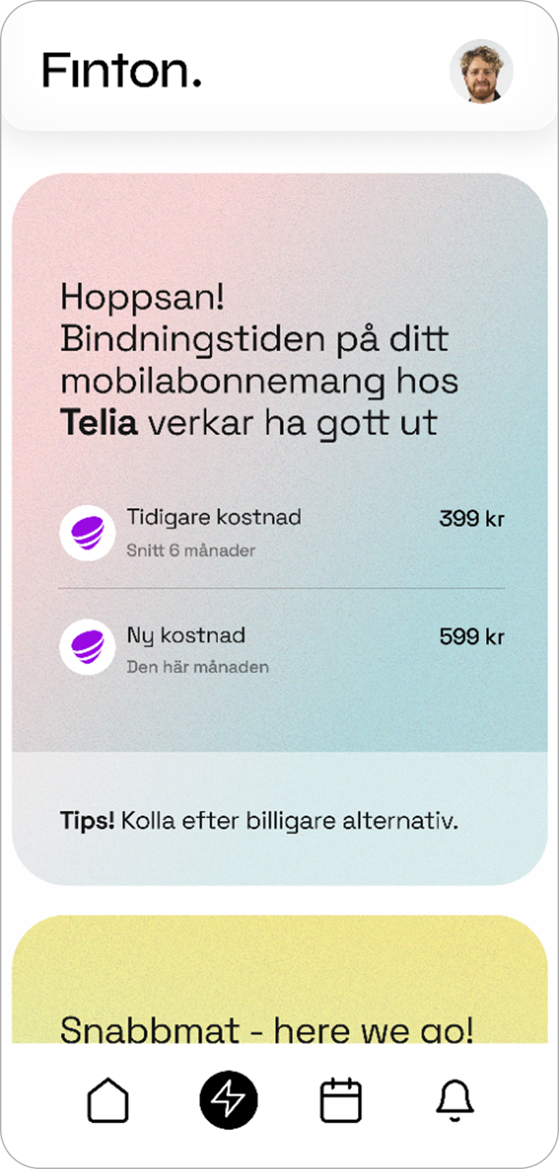 Få förslag på besparingar